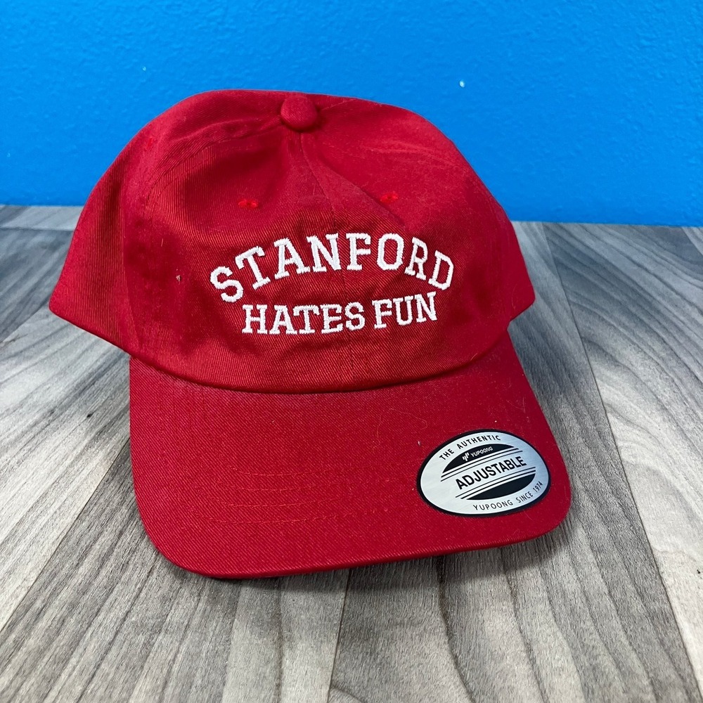 Stanford Hates‎ Fun Hat Yupoong The Classics Adjustable Red Cotton
